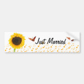Sticker pour papillon de tournesol marié (Devant)