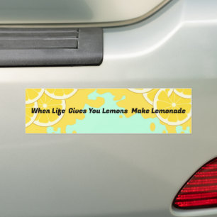 Sticker pour pare-chocs à la limonade