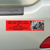 Sticker pour pare-chocs animal (En voiture)