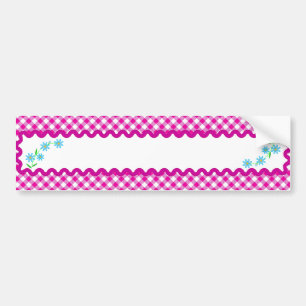 Sticker pour pare-chocs Arrière - plan rose En vic