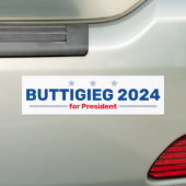 sticker pour pare-chocs Buttigieg 2024 (En voiture)