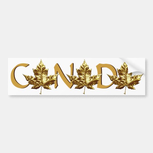 Sticker pour pare-chocs Canada Sticker pour feuill (Devant)