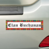 Sticker pour pare-chocs Clan Buchanan Tartan (En voiture)