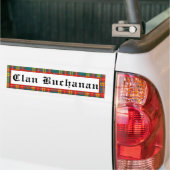 Sticker pour pare-chocs Clan Buchanan Tartan (Sur camion)