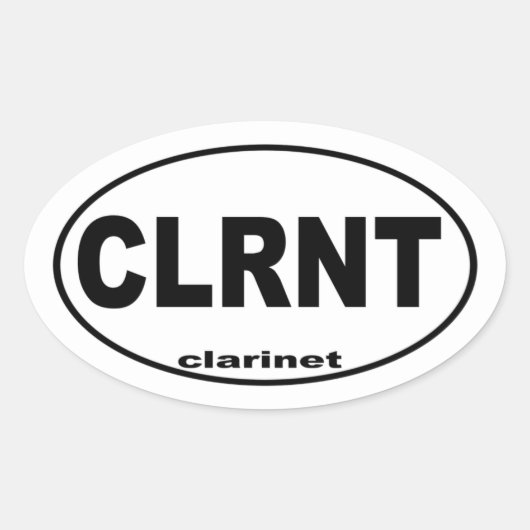 Sticker pour pare-chocs Clarinet (Devant)