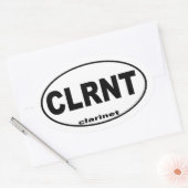 Sticker pour pare-chocs Clarinet (Enveloppe)