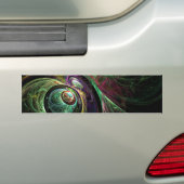 Sticker pour pare-chocs d'art Abstrait oeil à oeil (En voiture)