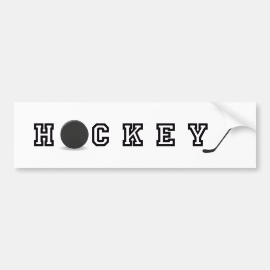 Sticker pour pare-chocs de hockey (Devant)