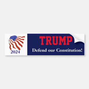 Sticker pour pare-chocs de la Constitution Trump