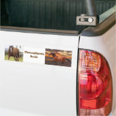 Sticker pour pare-chocs de Thoroughbreds (Sur camion)