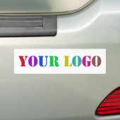 Sticker pour pare-chocs de votre logo d'entreprise (En voiture)