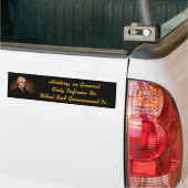 Sticker pour pare-chocs d'histoire Thomas Jefferso (Sur camion)
