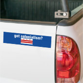 Sticker pour pare-chocs du colonialisme (Sur camion)