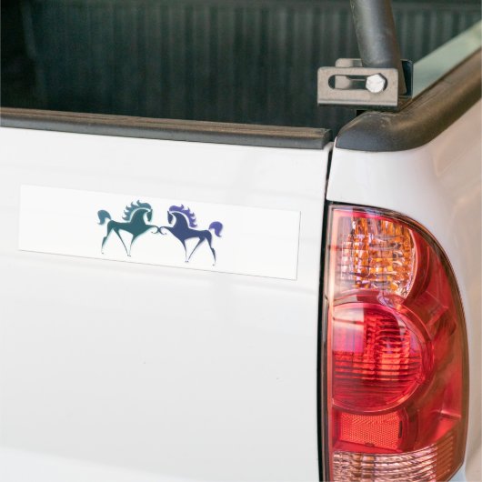Sticker pour pare-chocs du logo du cheval à haute (Sur camion)
