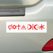 Sticker pour pare-chocs EatADick (En voiture)