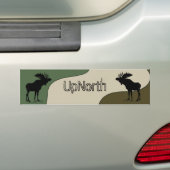 Sticker pour pare-chocs en silhouette vers le haut (En voiture)