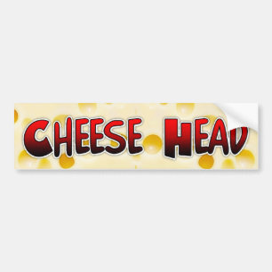 Sticker pour pare-chocs Humour Wisconsin Head au f