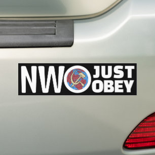 Sticker pour pare-chocs Just Obey (foncé)
