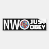 Sticker pour pare-chocs Just Obey (foncé) (Devant)