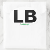 Sticker pour pare-chocs Lebanon* (Sac)