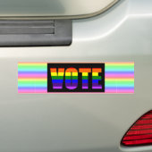 Sticker pour pare-chocs pour les élections LGBT en (En voiture)