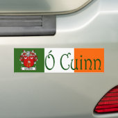 Sticker pour pare-chocs Quinn Clan irlandais/angla (En voiture)