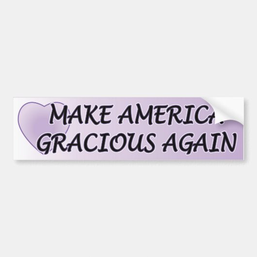 Sticker pour pare-chocs "Rendre l'Amérique plus gé (Devant)