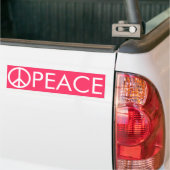 Sticker pour pare-chocs rose (Sur camion)