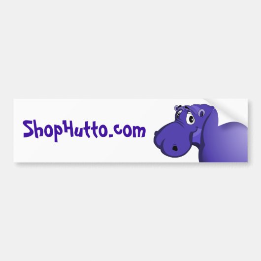 Sticker pour pare-chocs ShopHutto (Devant)