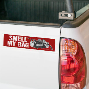 Sticker pour pare-chocs Smell My Bag (Stench de ho