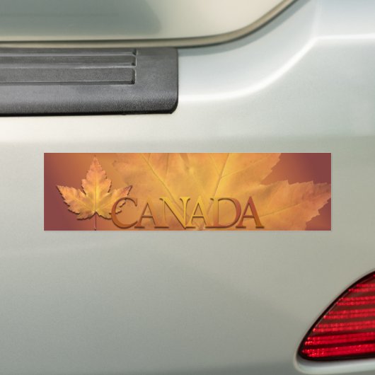 Sticker pour pare-chocs Souvenir Canada Maple Leaf (En voiture)