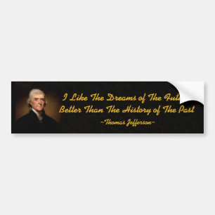 Sticker pour pare-chocs Thomas Jefferson Future & 