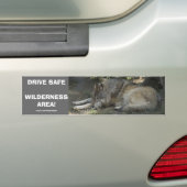 Sticker pour pare-chocs WILDLIFE GRAS DRIVE (En voiture)