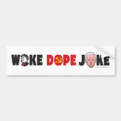 Sticker pour pare-chocs Woke Dope (Devant)