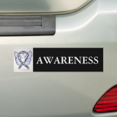 Sticker pour pare-chocs Zebra Stripe Awareness (En voiture)