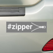 Sticker pour pare-chocs #Zipper (En voiture)