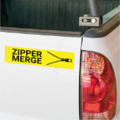 Sticker pour pare-chocs Zipper Fuge (Sur camion)