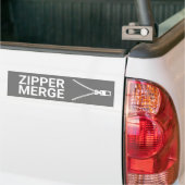 Sticker pour pare-chocs Zipper Fuge (Sur camion)