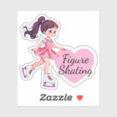Sticker pour patinage artistique (Feuille)