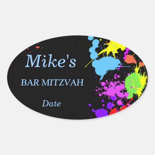 Sticker pour peinture néon/Étiquette (Devant)