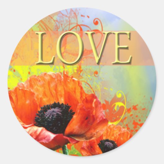 Sticker pour phoque d'amour mariage (Devant)