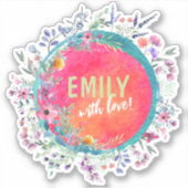 Sticker pour phoque Enveloppe personnalisée (Devant)