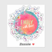 Sticker pour phoque Enveloppe personnalisée (Feuille)