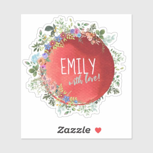 Sticker pour phoque Enveloppe personnalisée (Feuille)