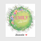 Sticker pour phoque Enveloppe personnalisée (Feuille)