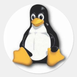 Sticker pour pingouin Tux Linux