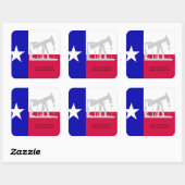 Sticker pour plate-forme pétrolière du Texas (Feuille)