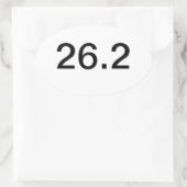 Sticker pour plombier Marathon 26.2 (Sac)