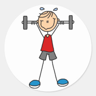 Sticker pour poids de levage