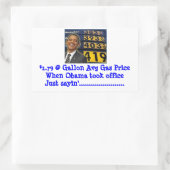 Sticker pour pompe à gaz pour protester contre les (Sac)